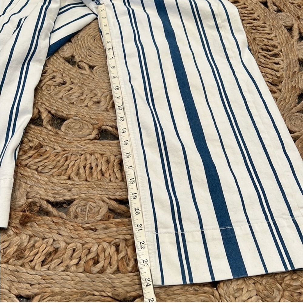 Anthropologie capitaine striped wide leg trouser size 6 - Picture 5 of 6